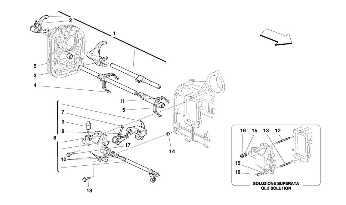 Schematic: Inside Gearbox Controls