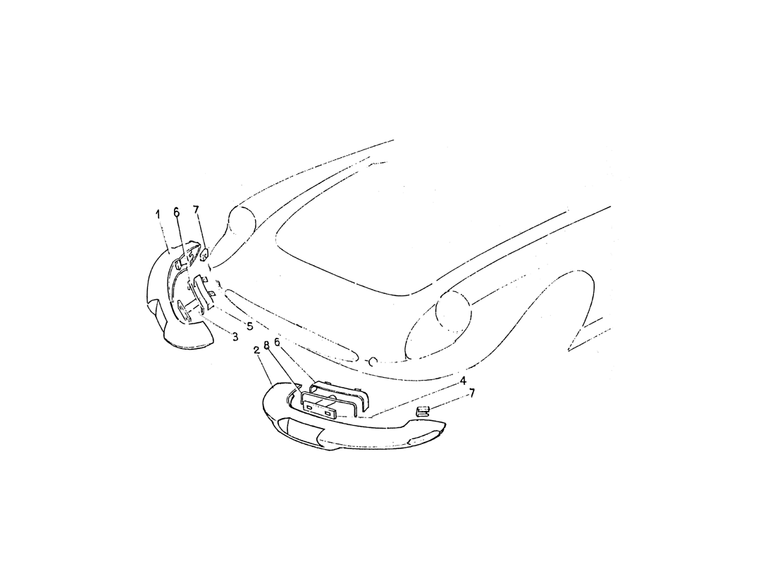 Schematic: Front Bumpers