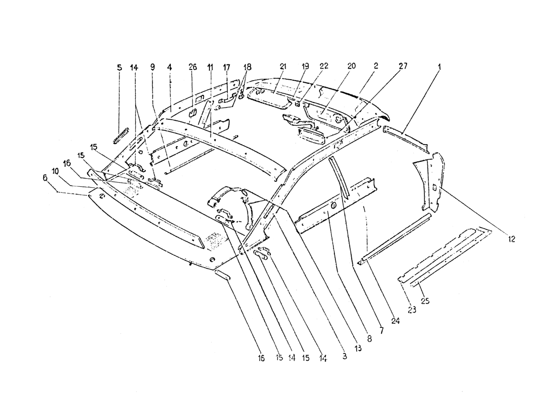 Schematic: Inner Trim & Accessories