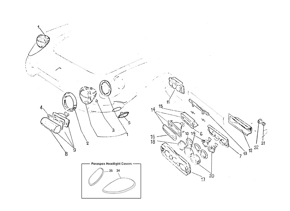 Schematic: Front & Rear Lights