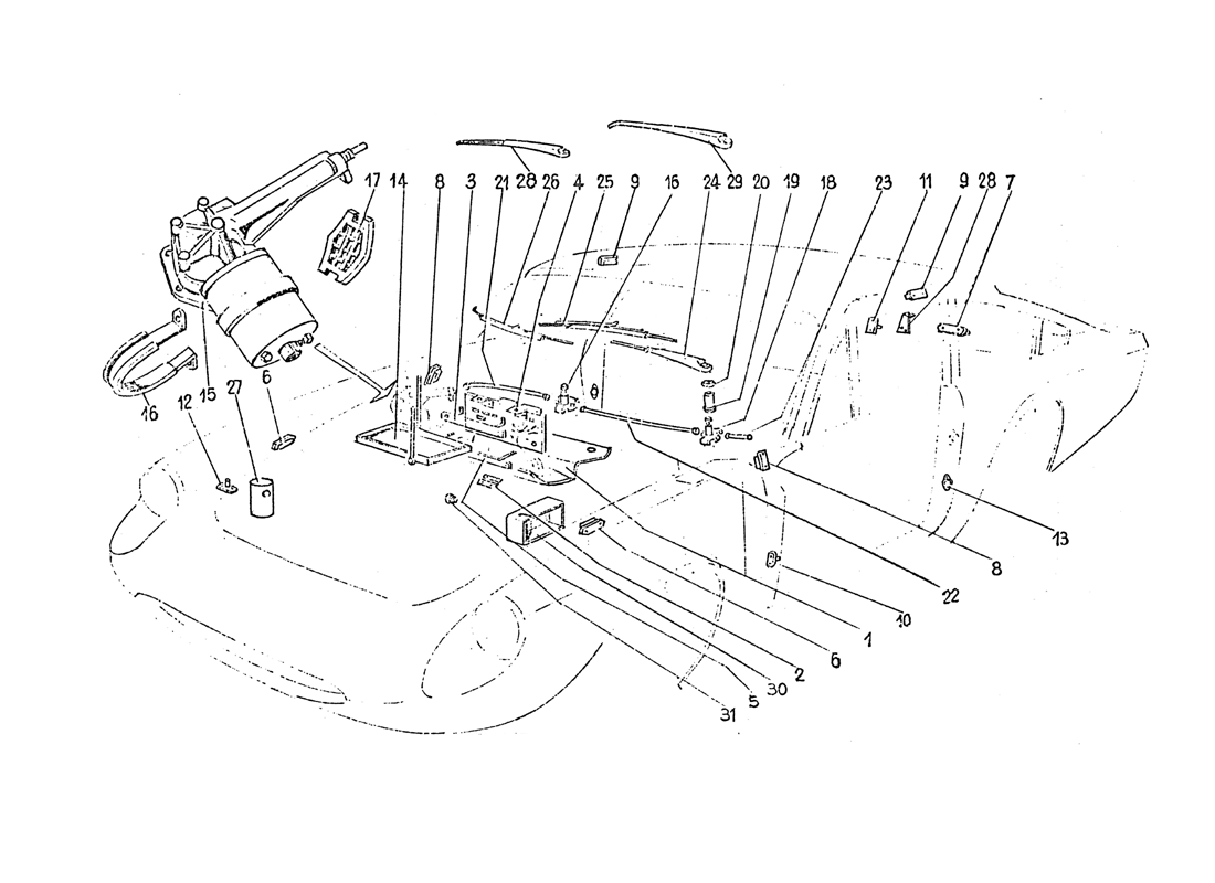 Schematic: Electric Wipers