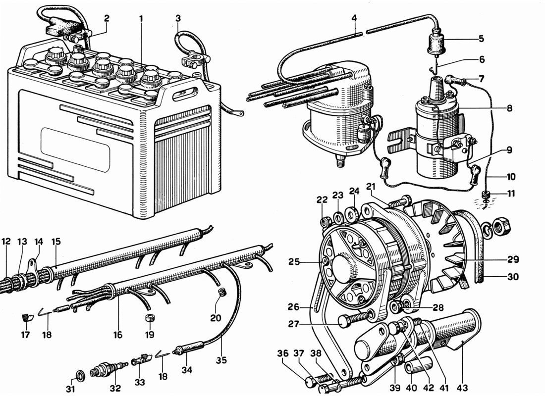 Schematic: Generator And Battery Table