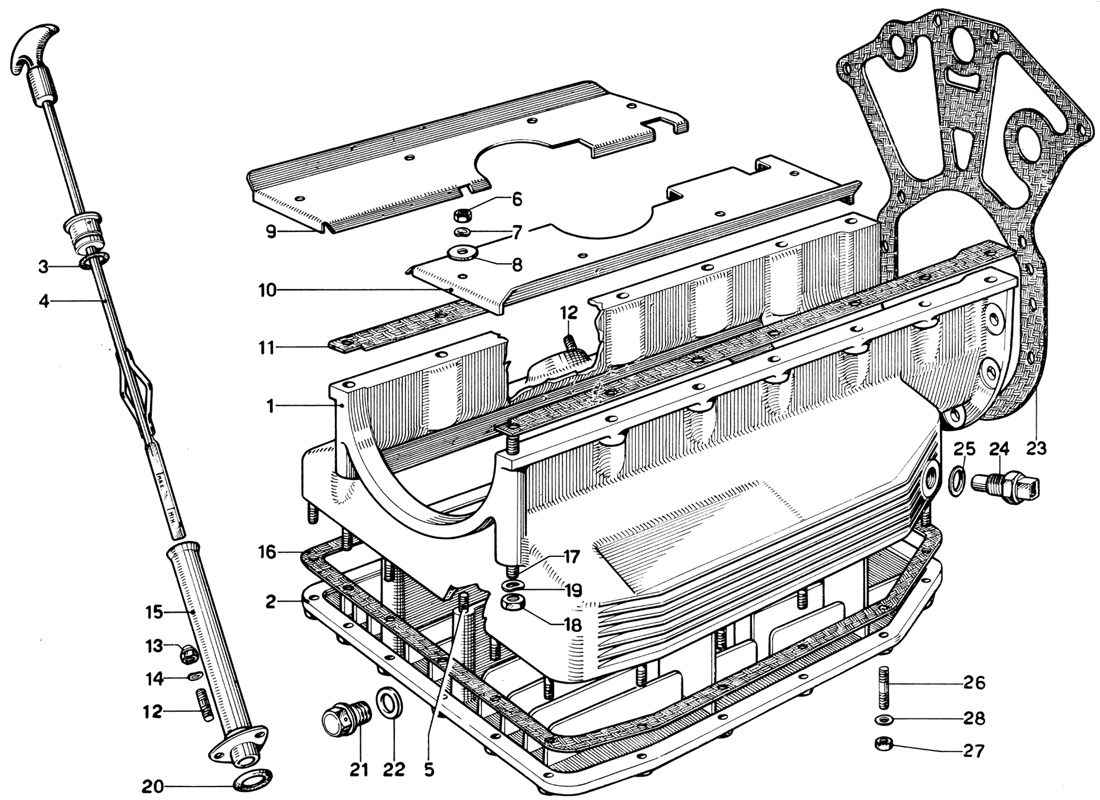 Schematic: Oil Sump