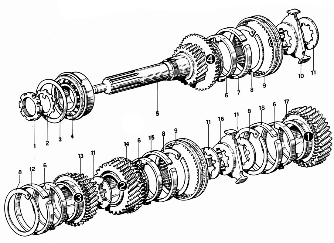 Schematic: Lay Shaft