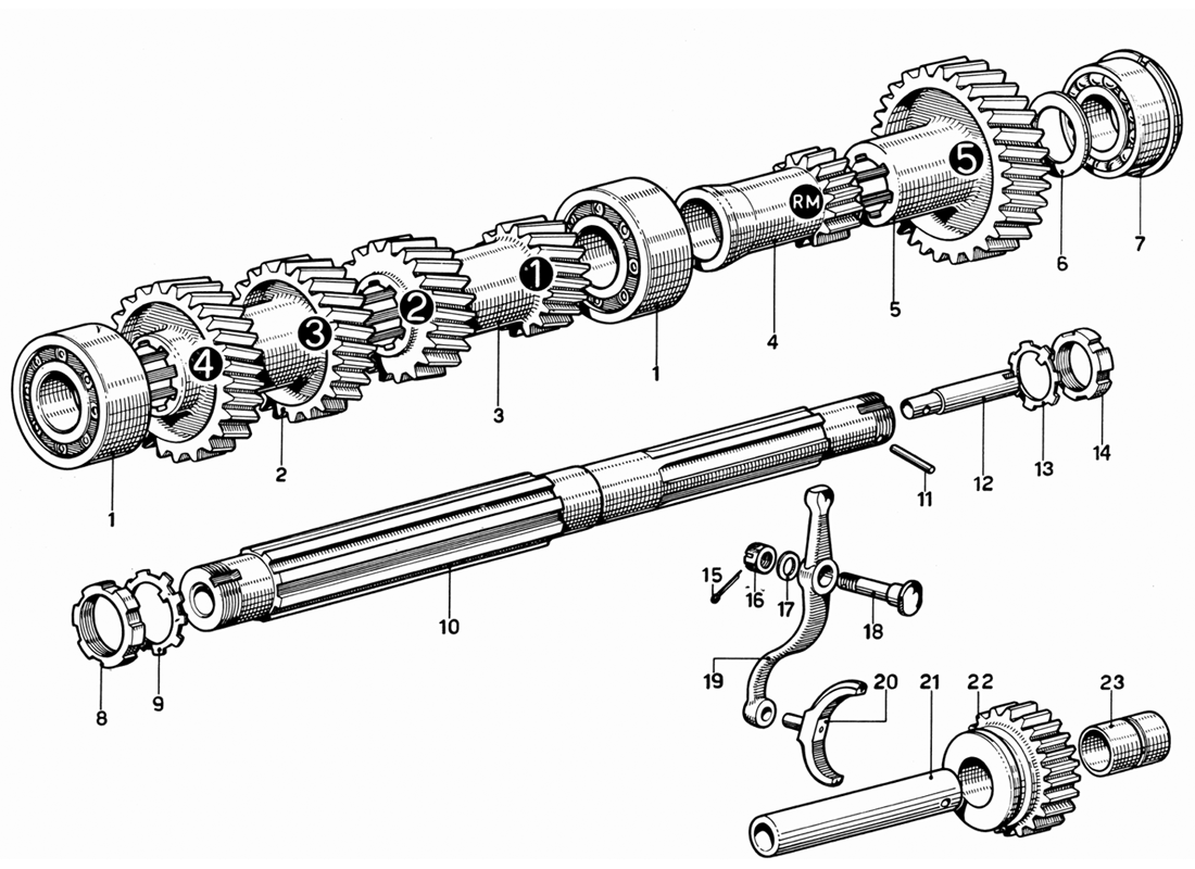 Schematic: Countershaft