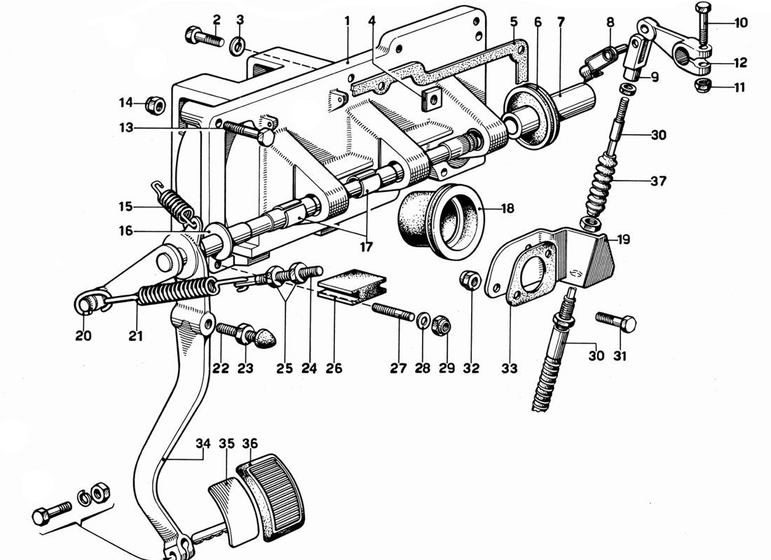 Schematic: Pedal Board - Clutch Control