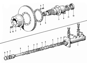 Front Brake Disc And Master-Cylinder