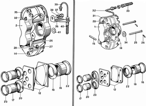 Front And Rear Brakes Calipers