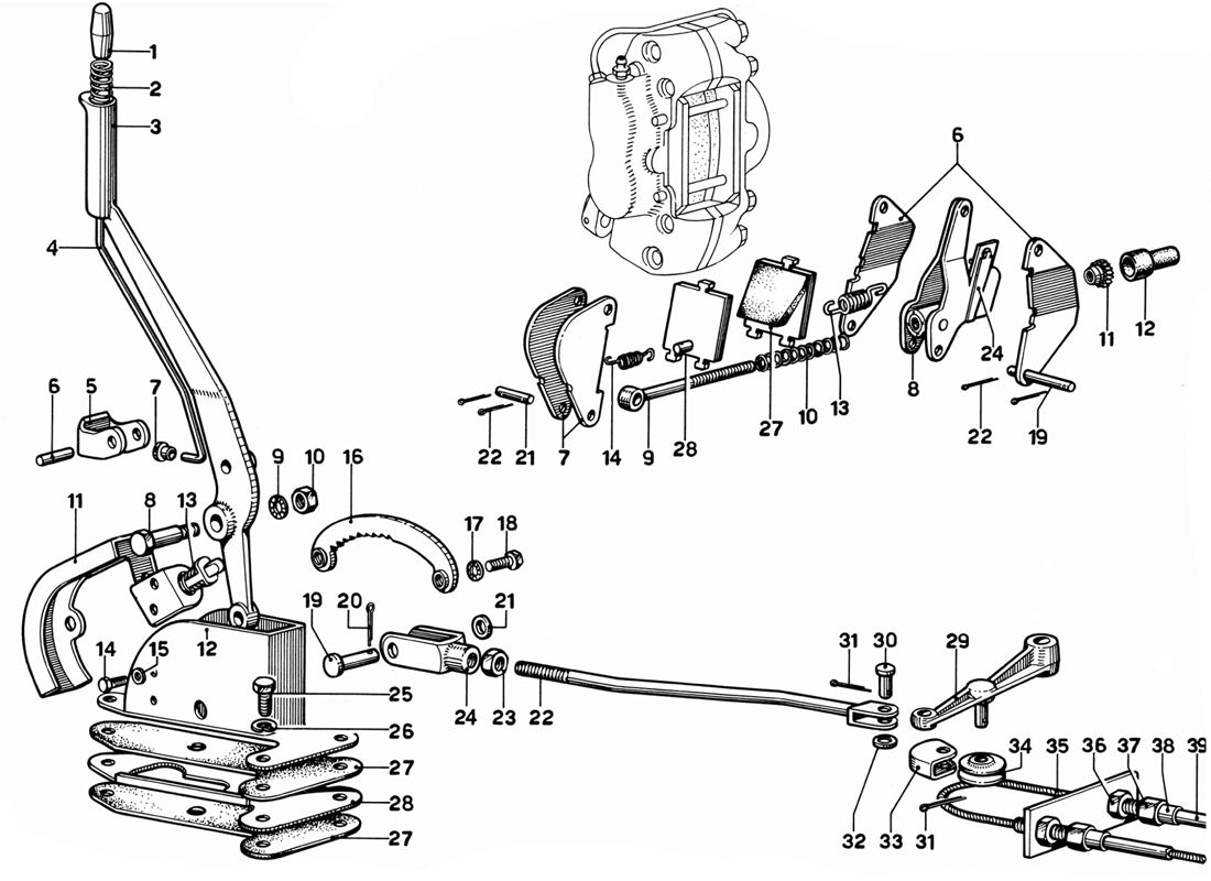 Schematic: Hand-Brake Control