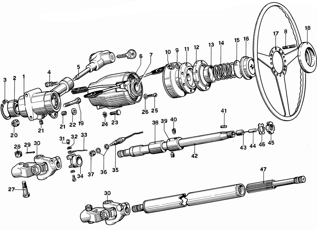 Schematic: Steering Column