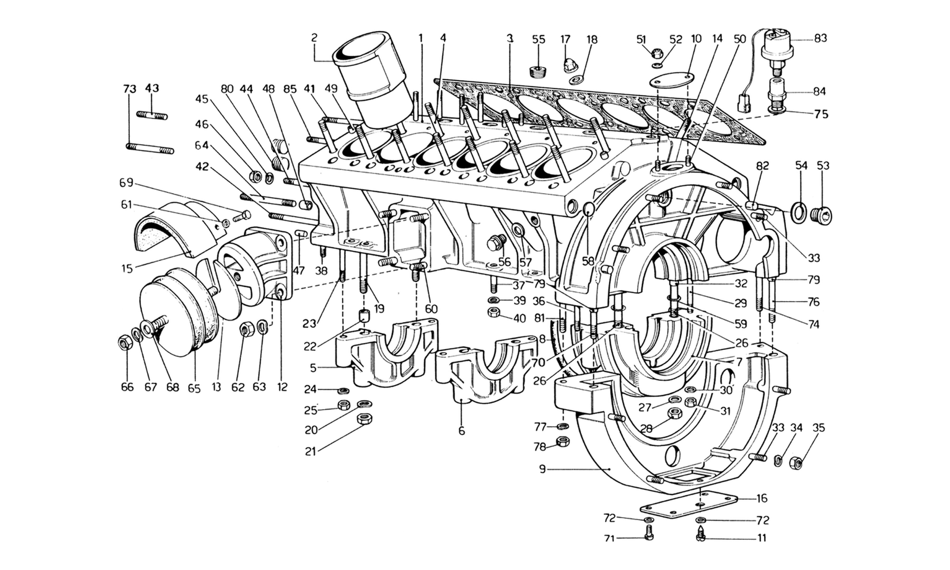 Schematic: Crankcase