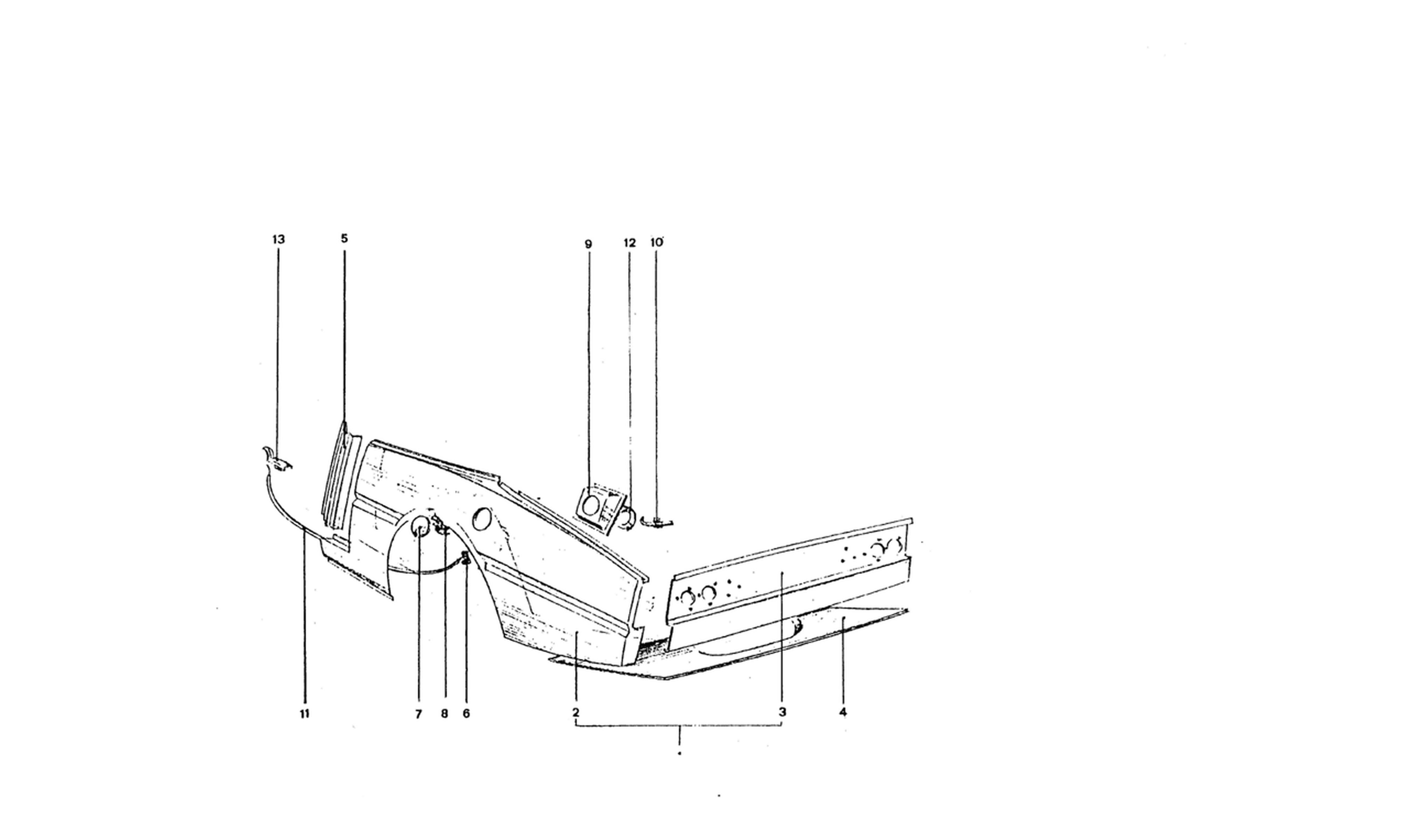 Schematic: Rear Body Panels