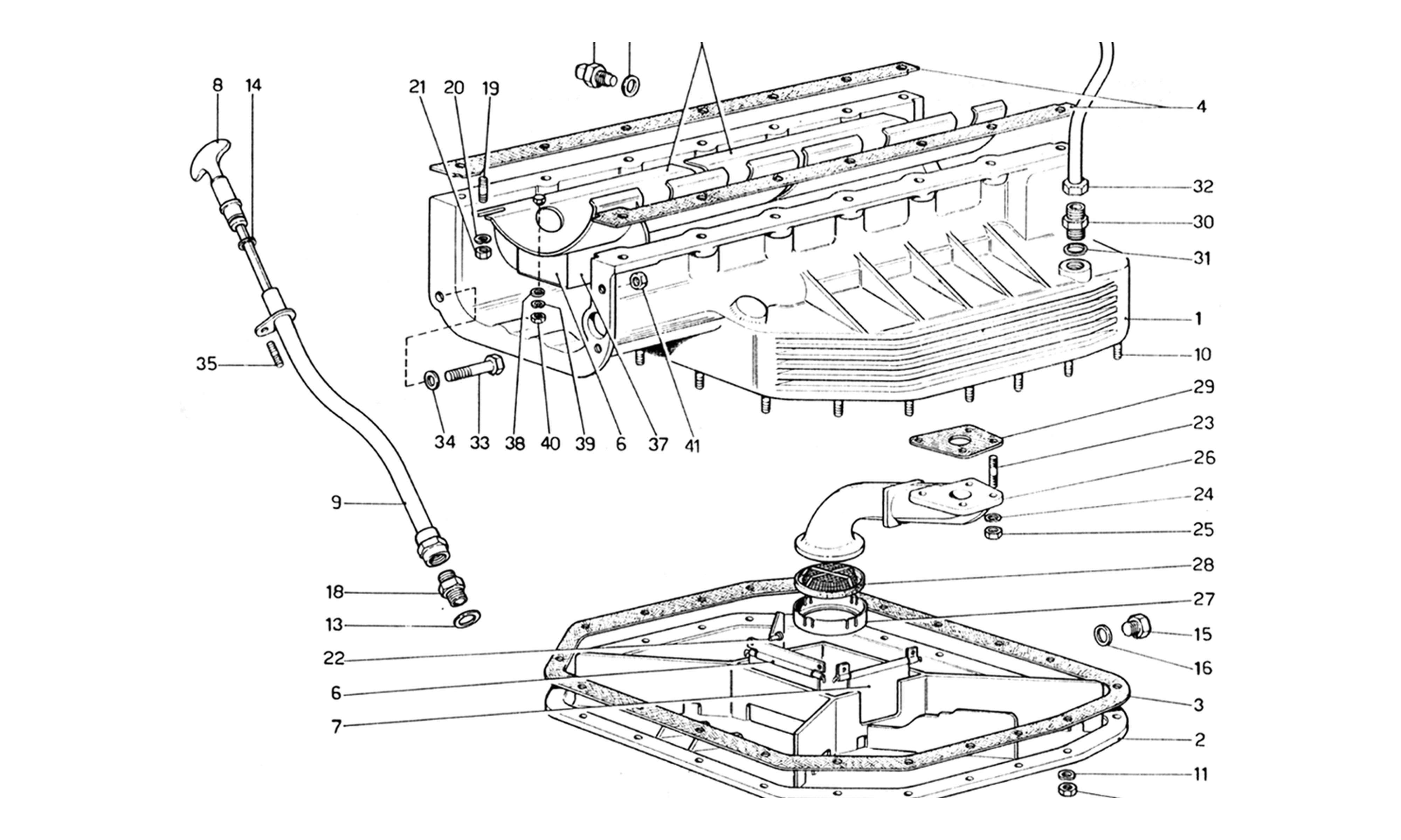 Schematic: Oil Sump