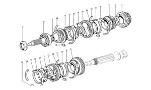 Lay Shaft Gears (Front End)