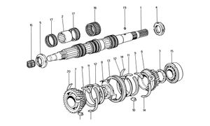 Lay Shaft Gears (Rear End)