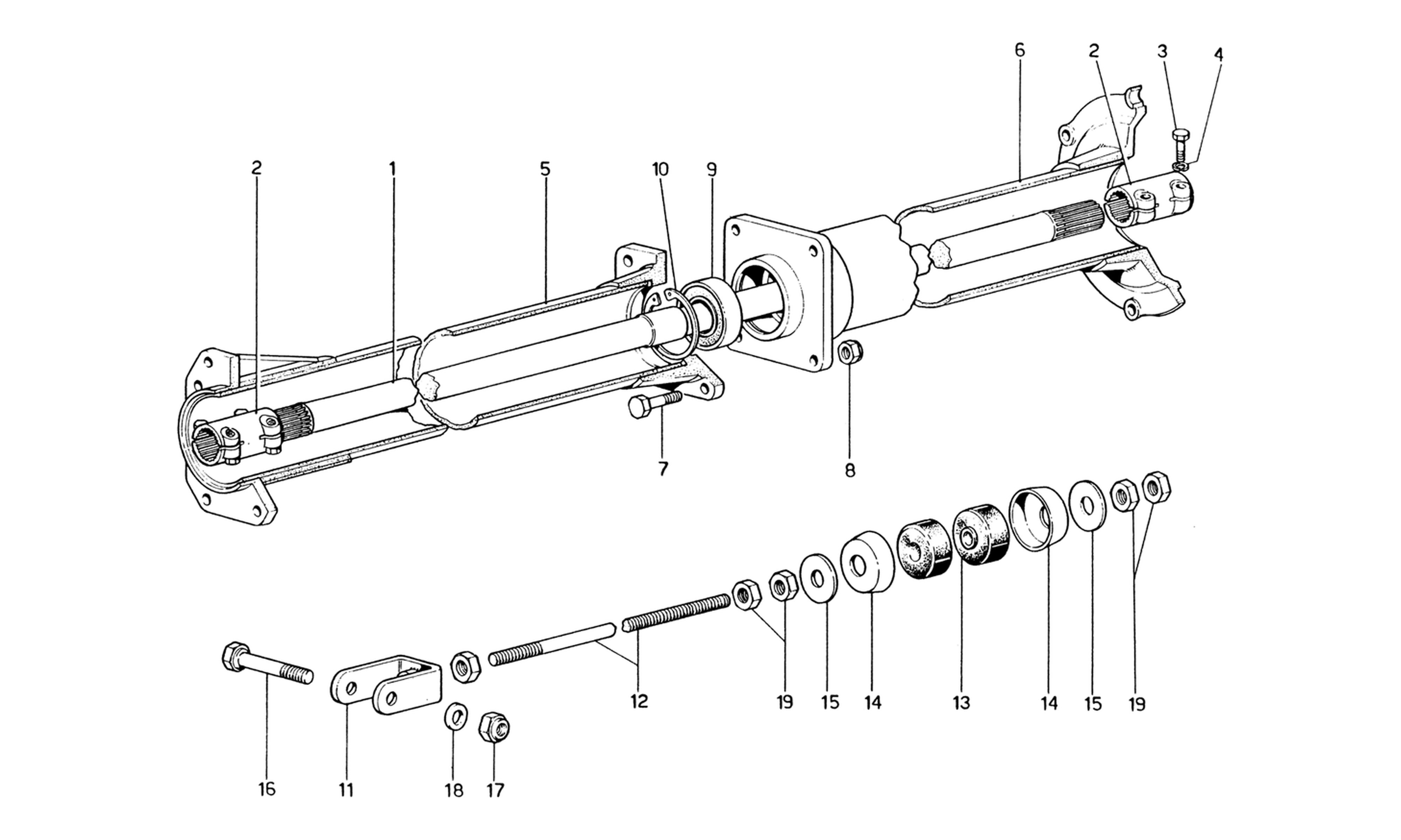 Schematic: Transmission Shaft