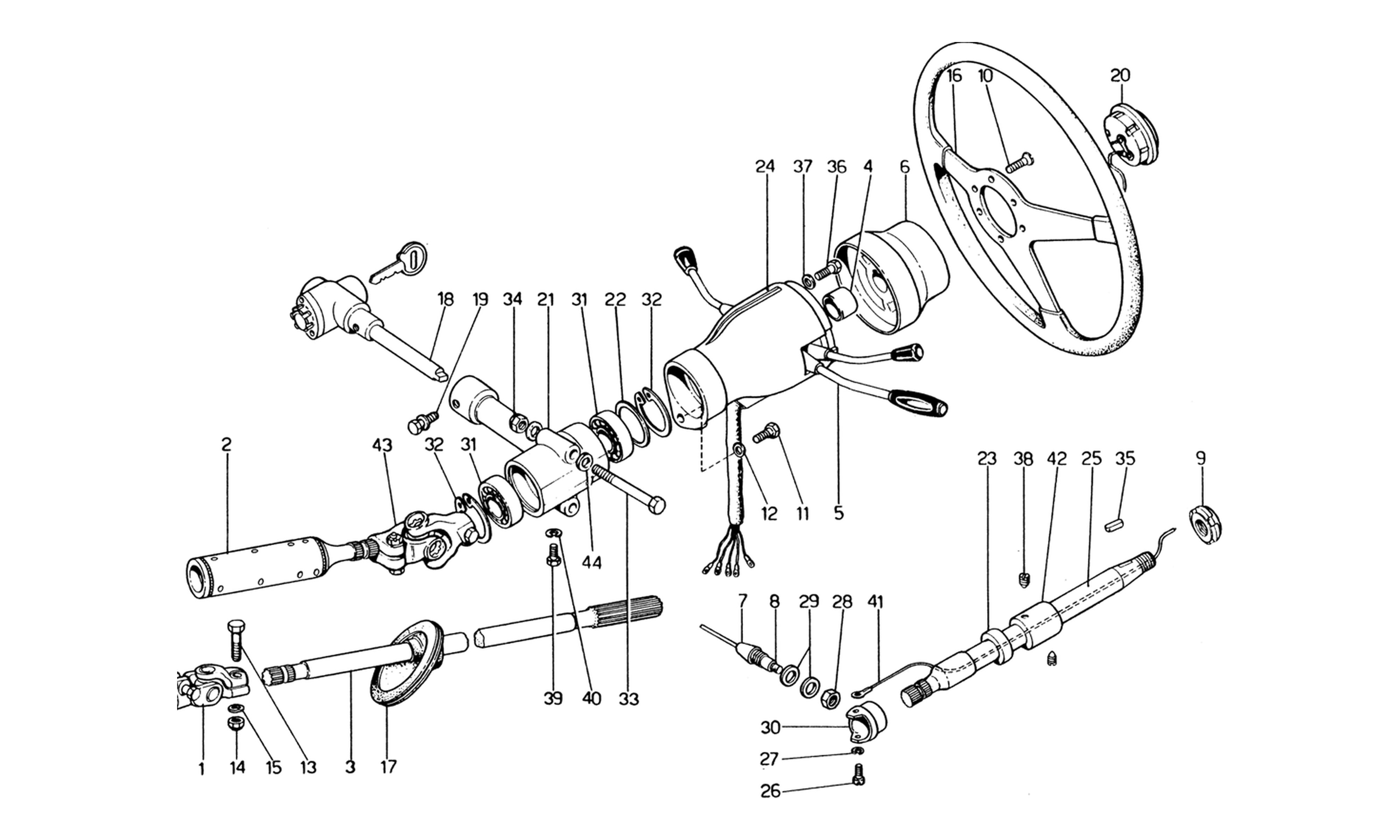 Schematic: Steering Columm