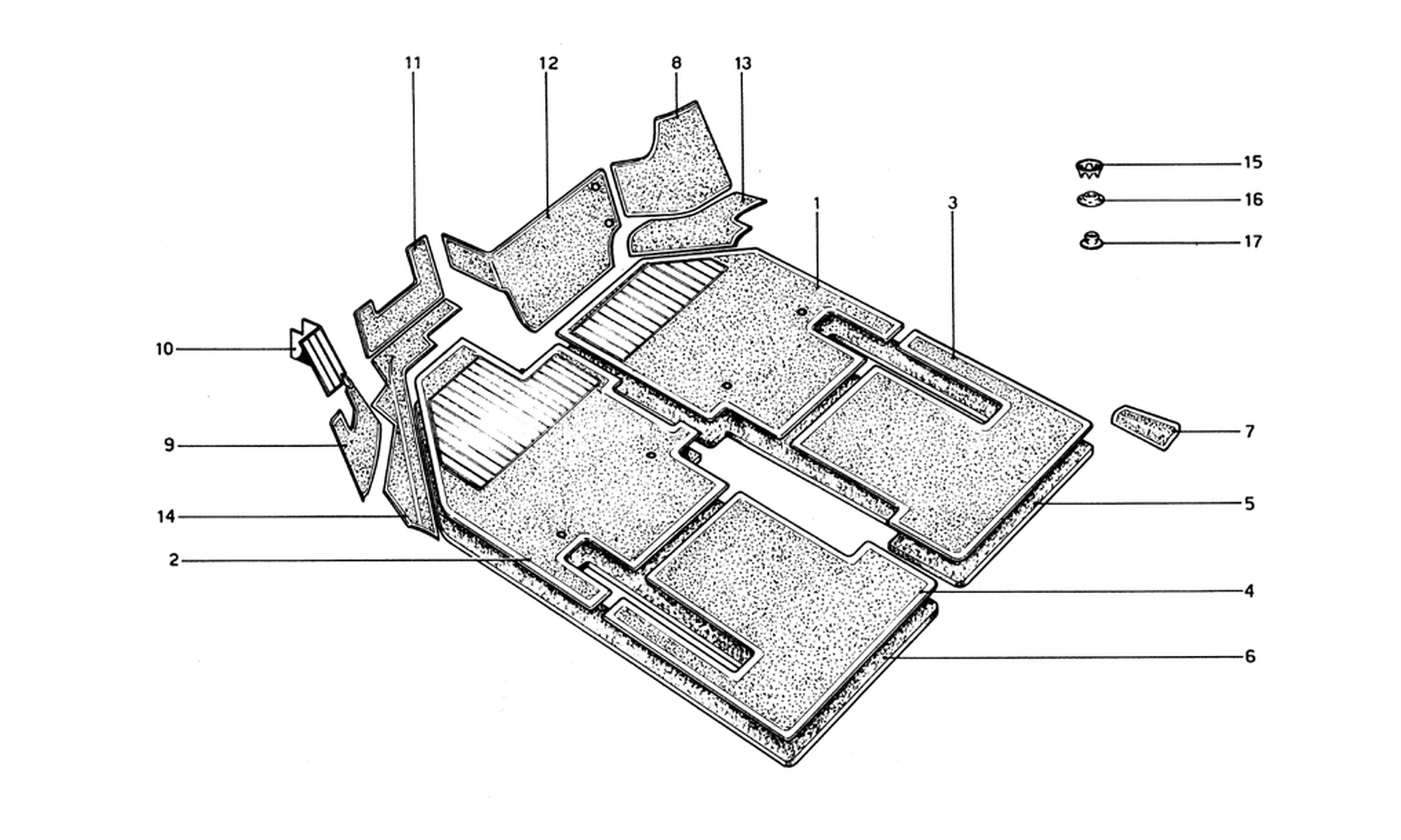 Schematic: Carpeting