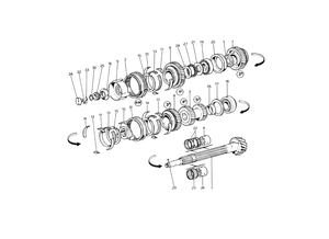 Lay Shaft Gears (Up To Car No. 17535)