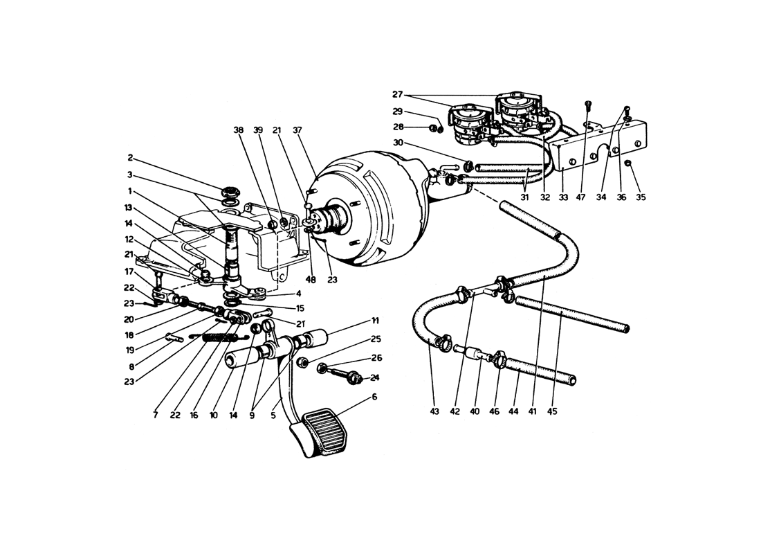 Schematic: Brake Hydraulic System