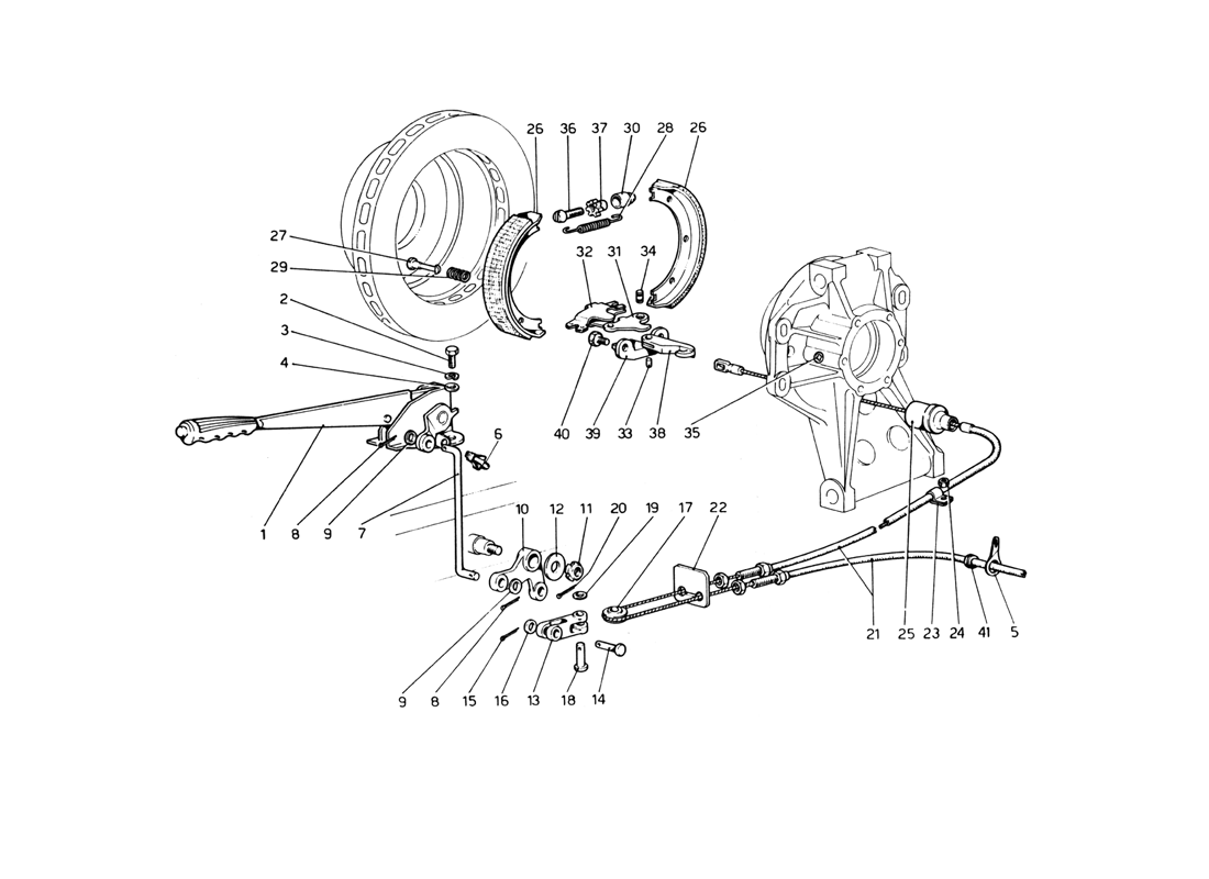 Schematic: Hand-Brake Control