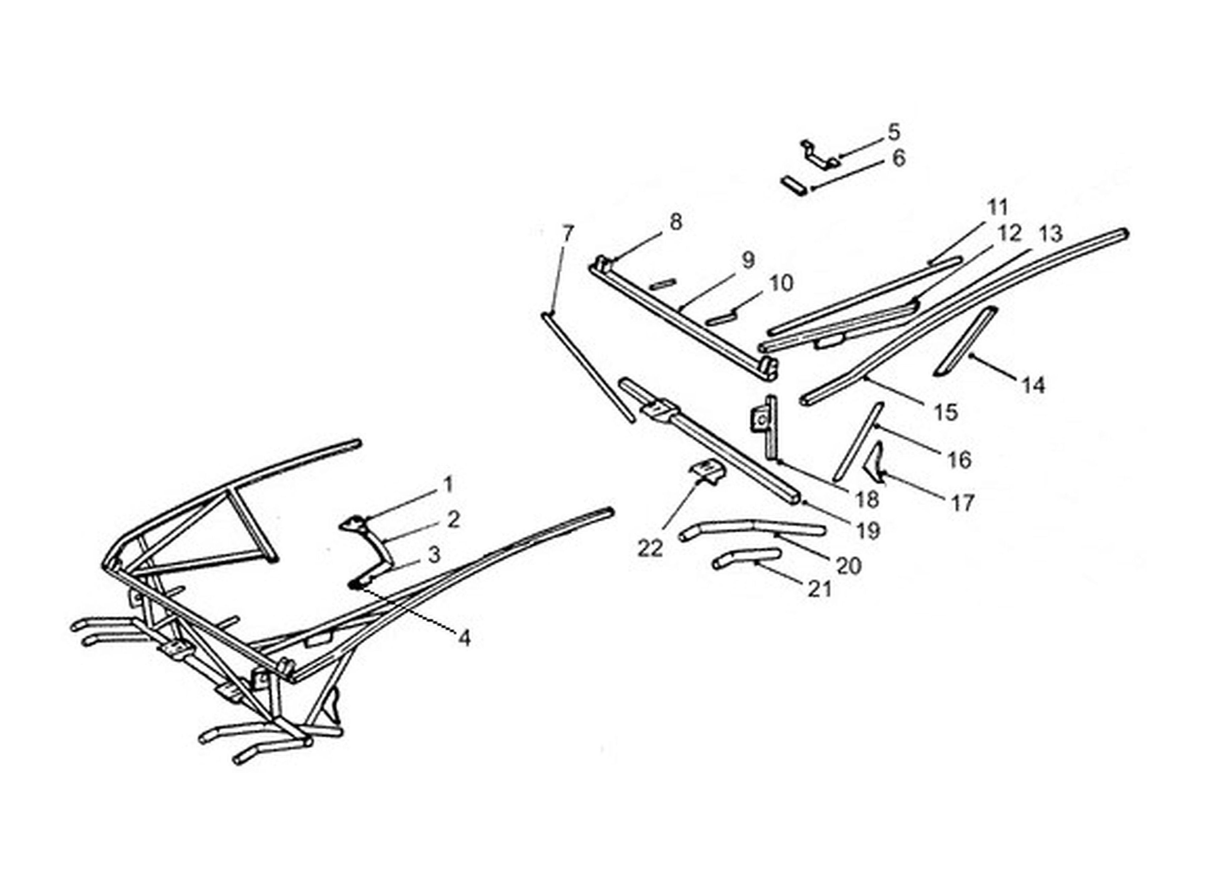 Schematic: Front Frame Work