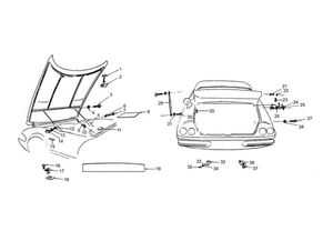 Front Hood & Rear Hood Hinges