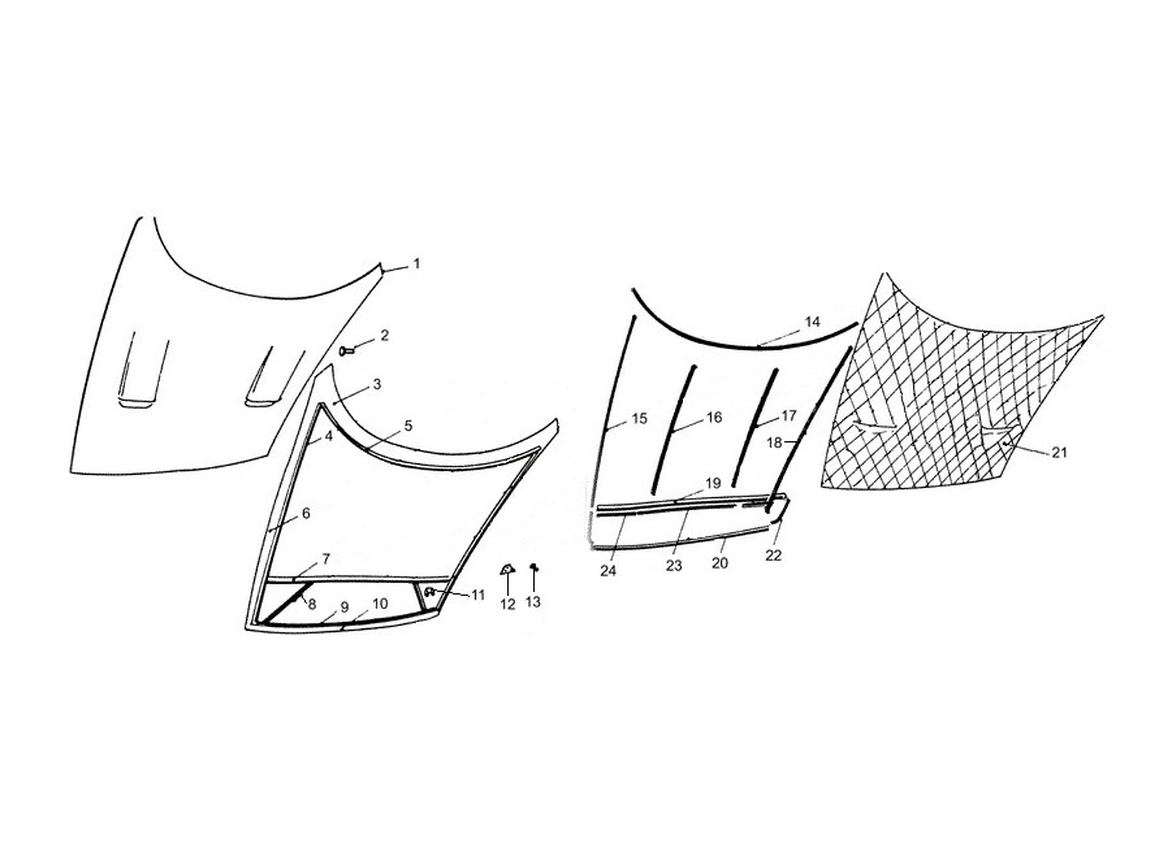 Schematic: Front Bonnet