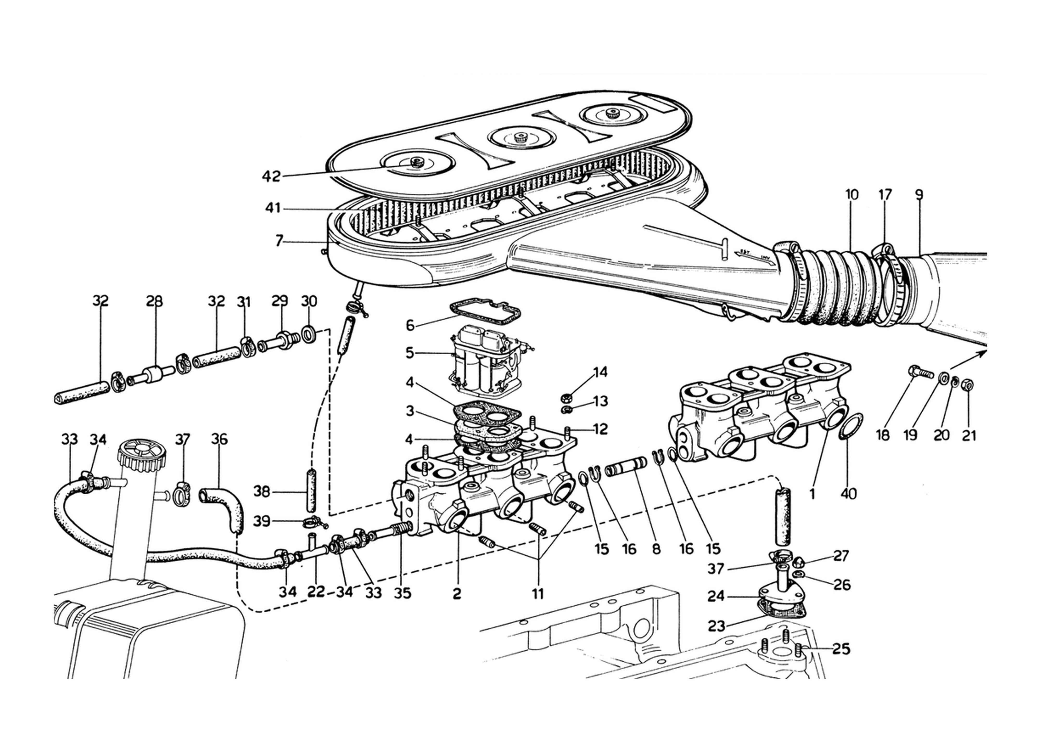 Schematic: Intake Manifolds - Air Intake