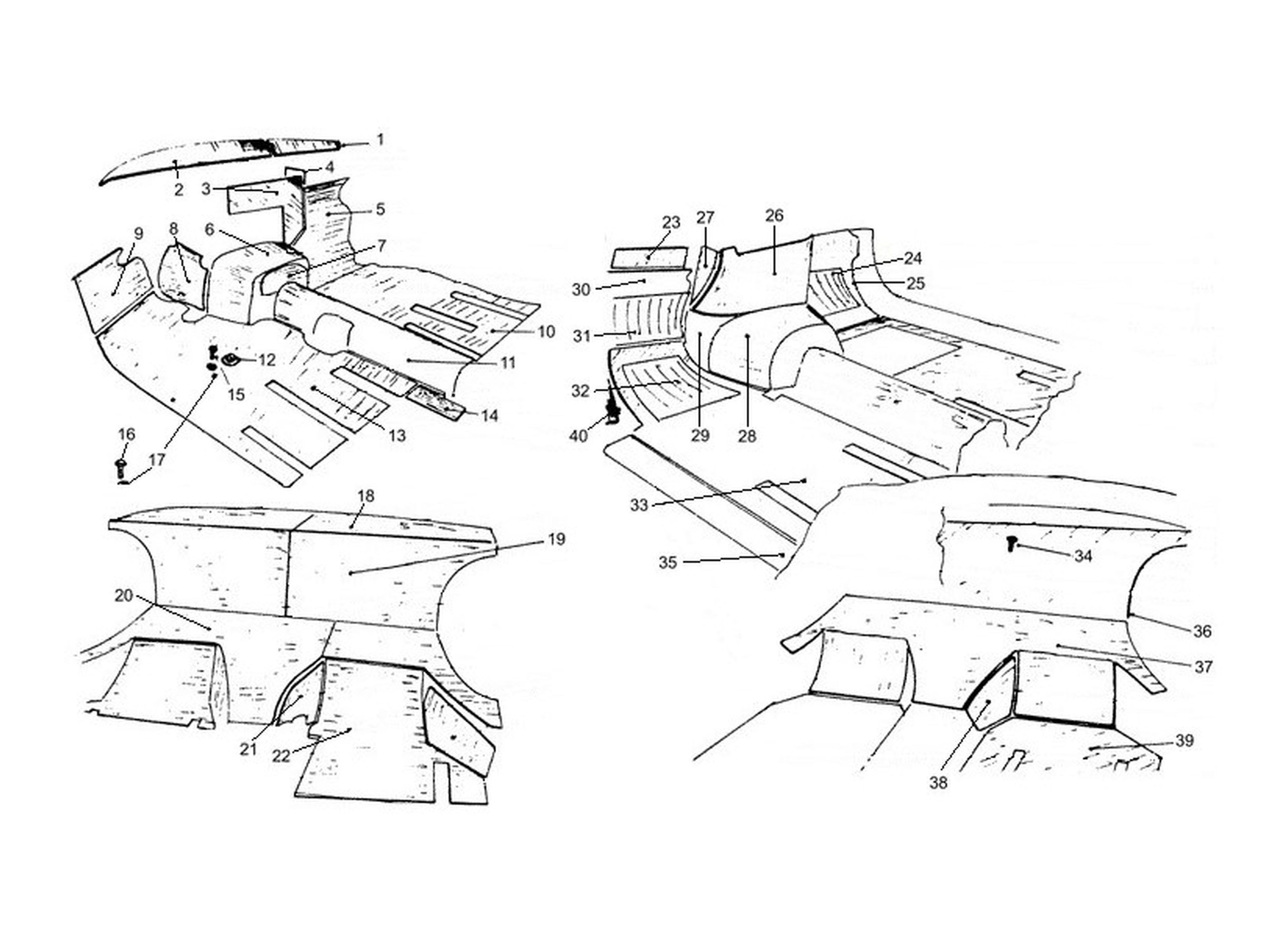 Schematic: Inner Under Felt & Carpets