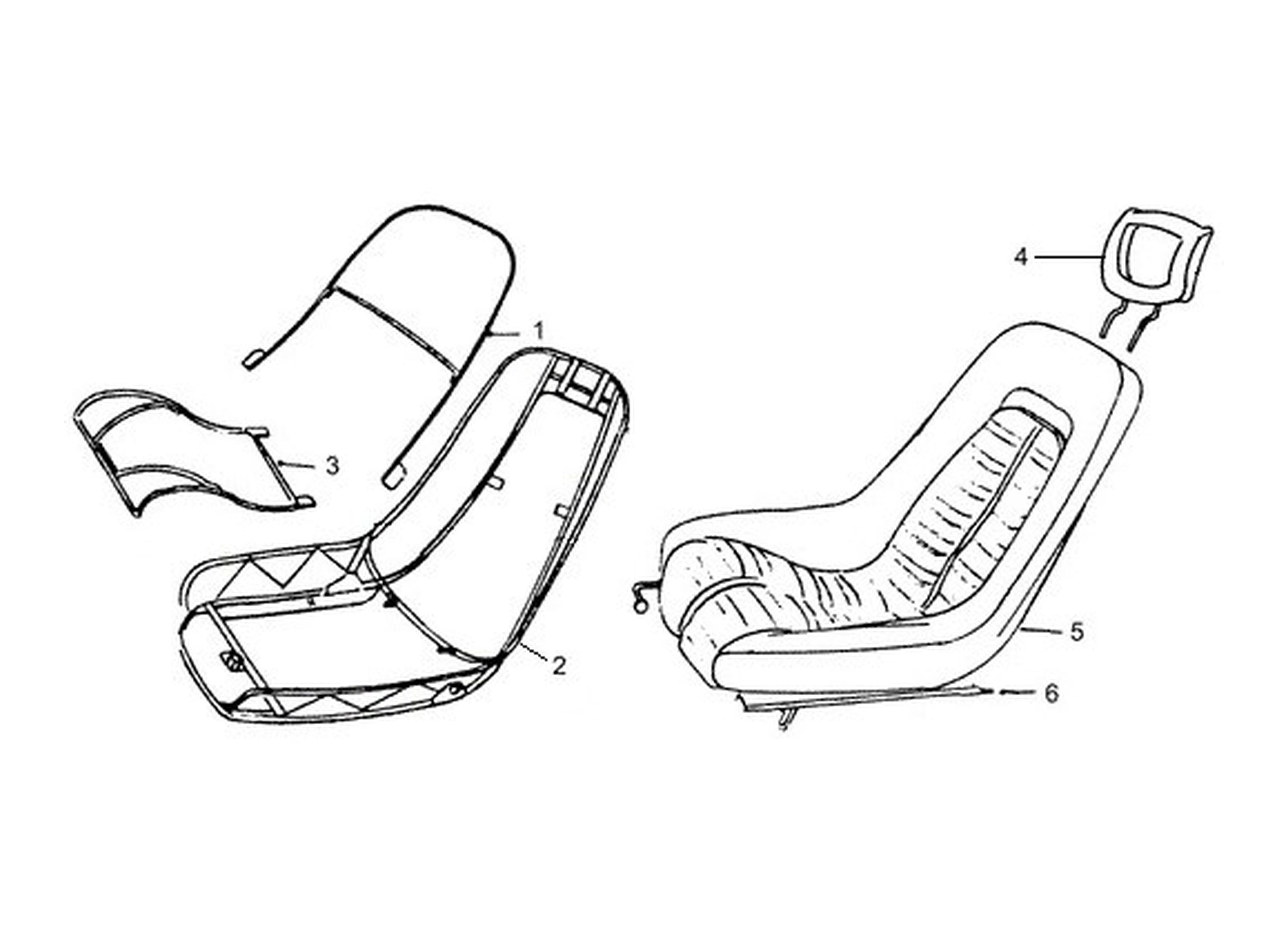 Schematic: Front Seats