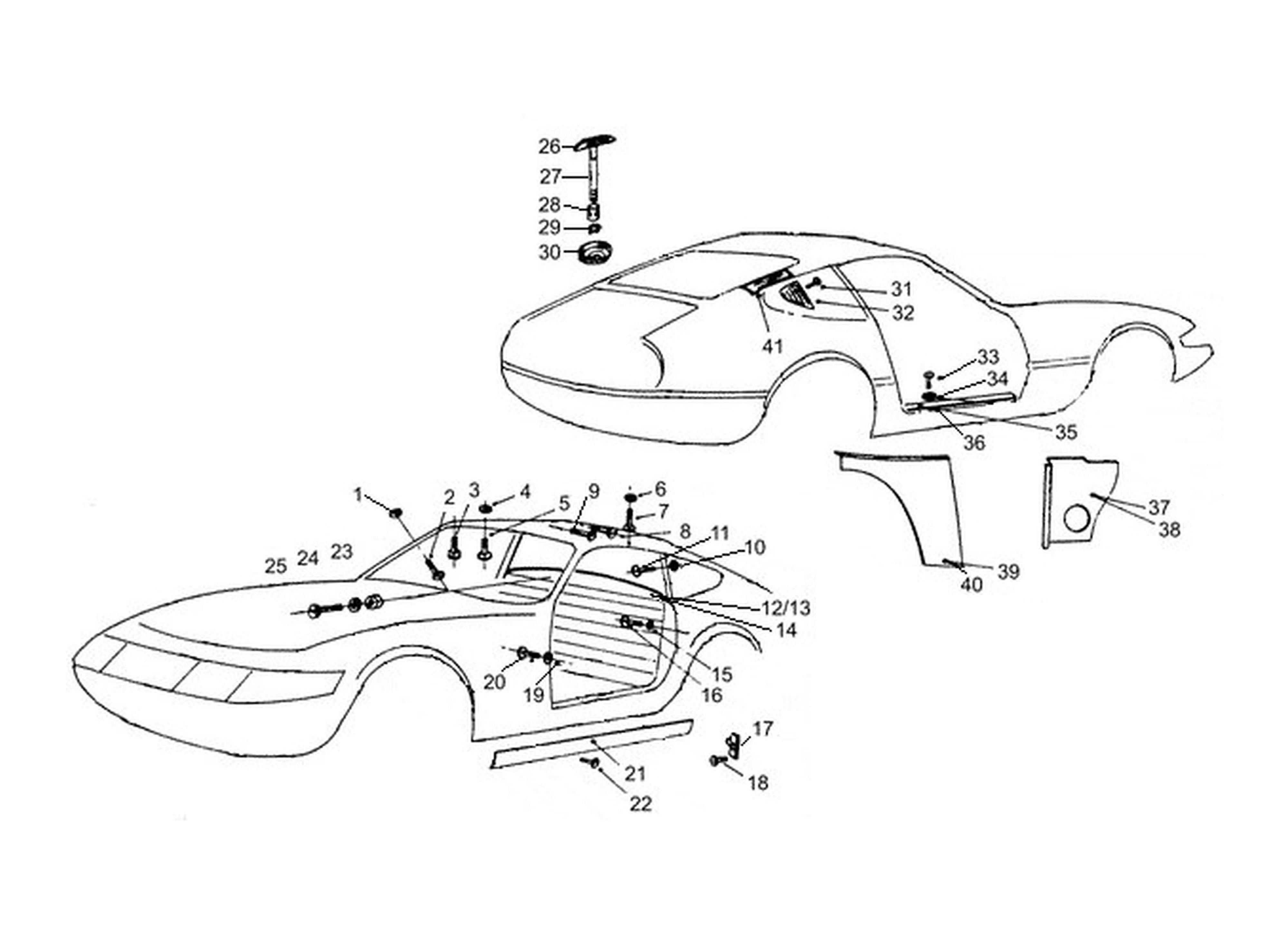 Schematic: Trim Screws