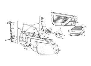 Inner Door Panels & Outer Handle