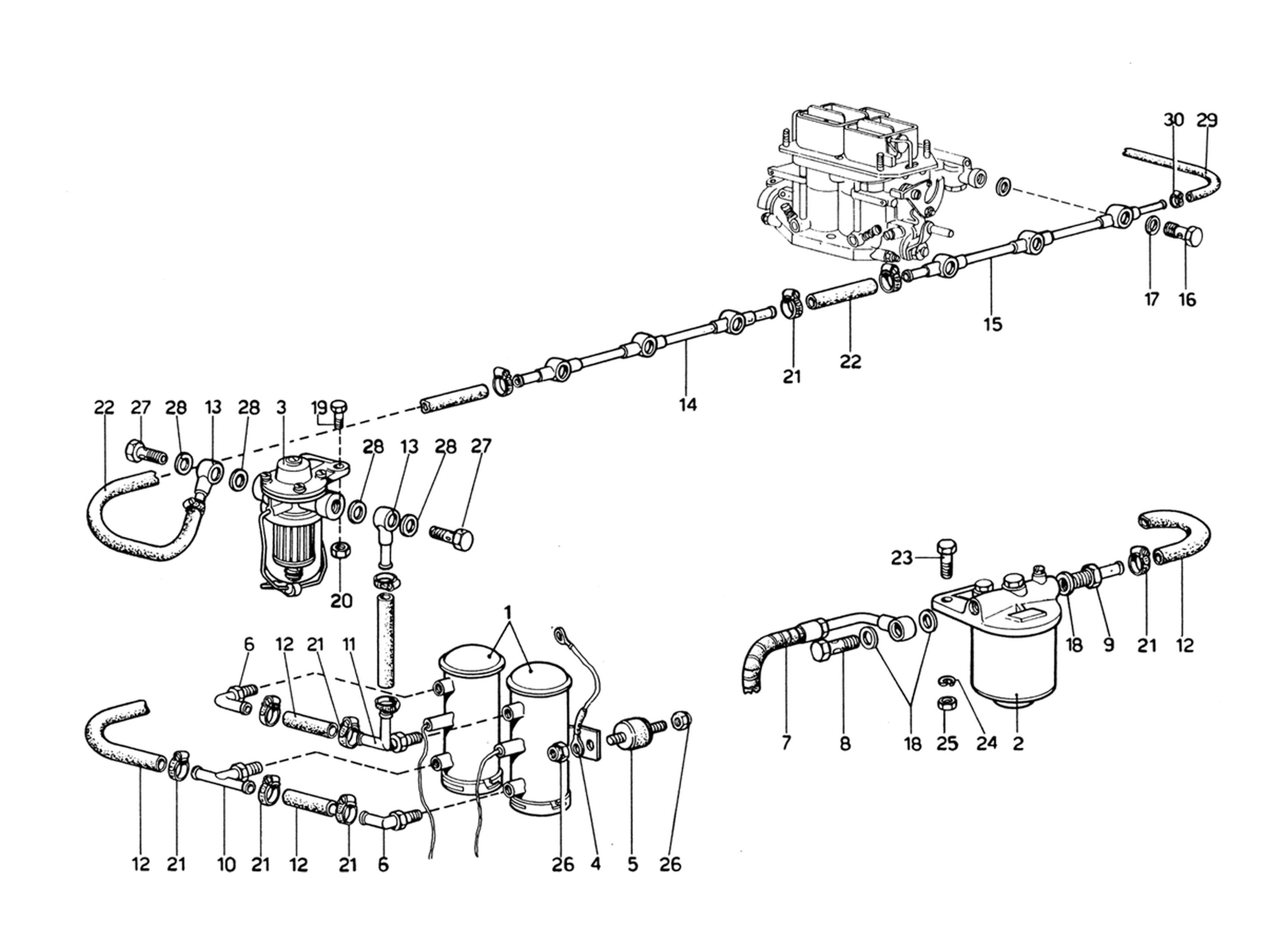 Schematic: Fuel Pumps & Fuel Pipes