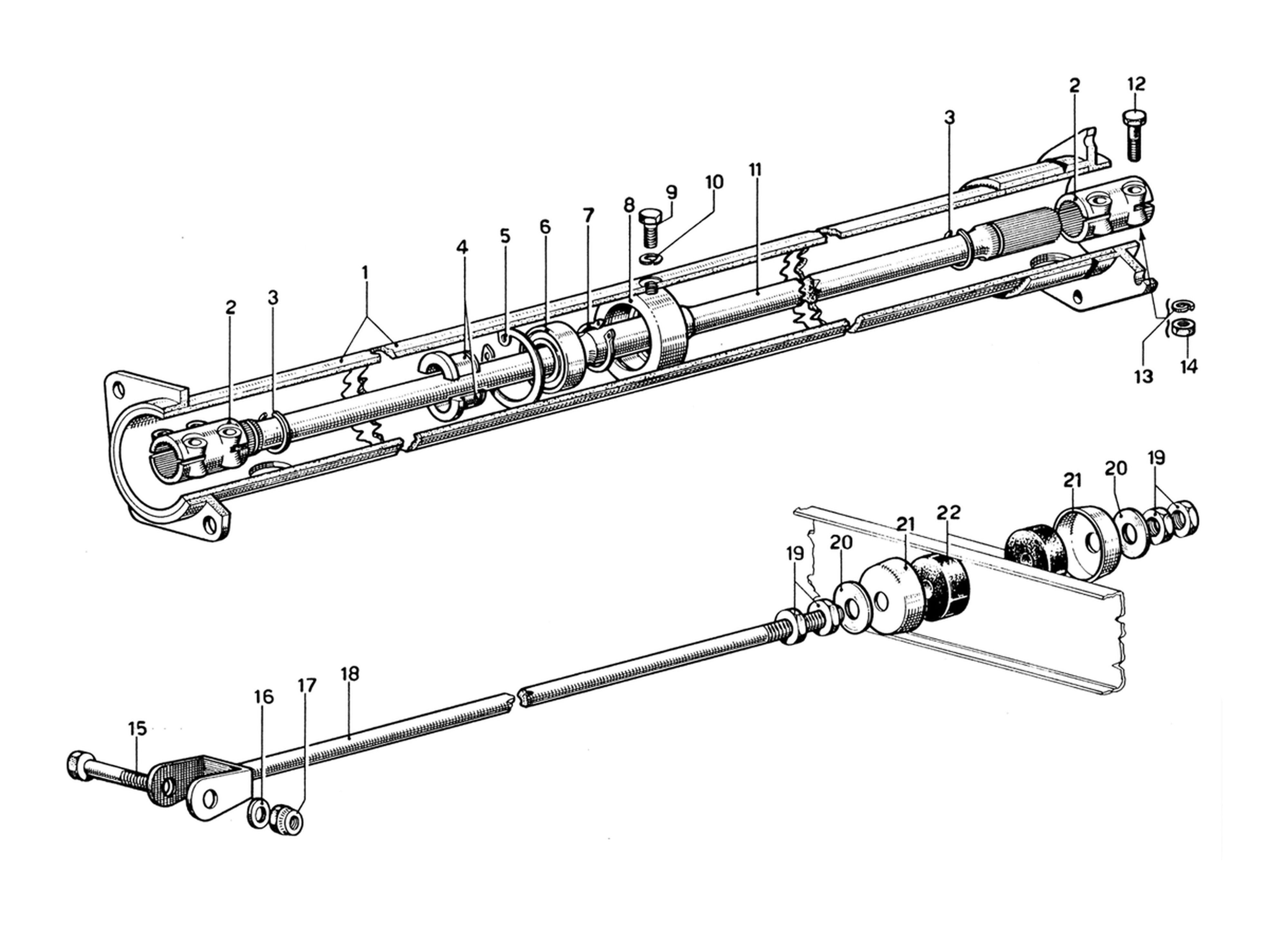 Schematic: Transmission Shaft