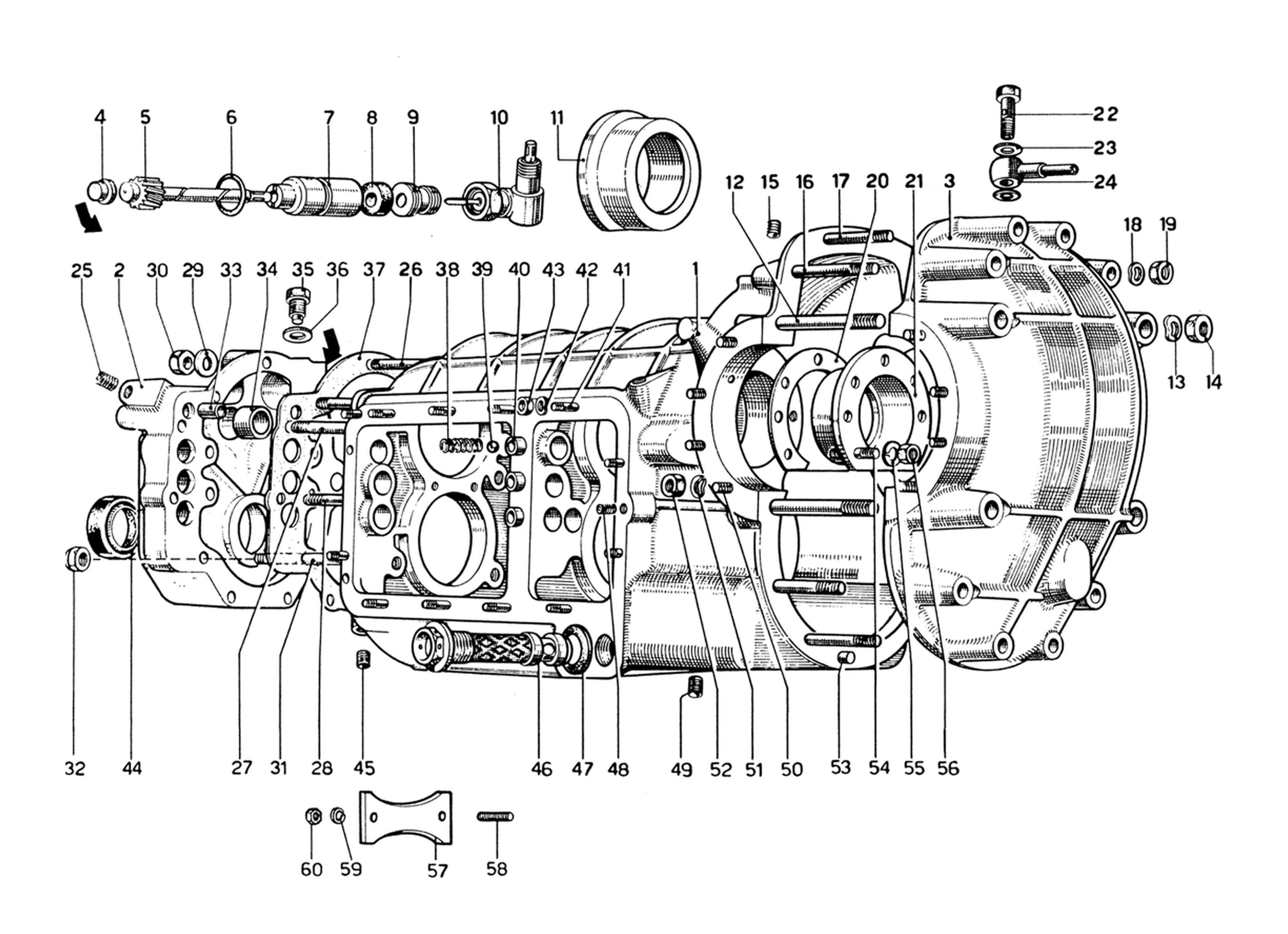 Schematic: Transmission Case - Differential