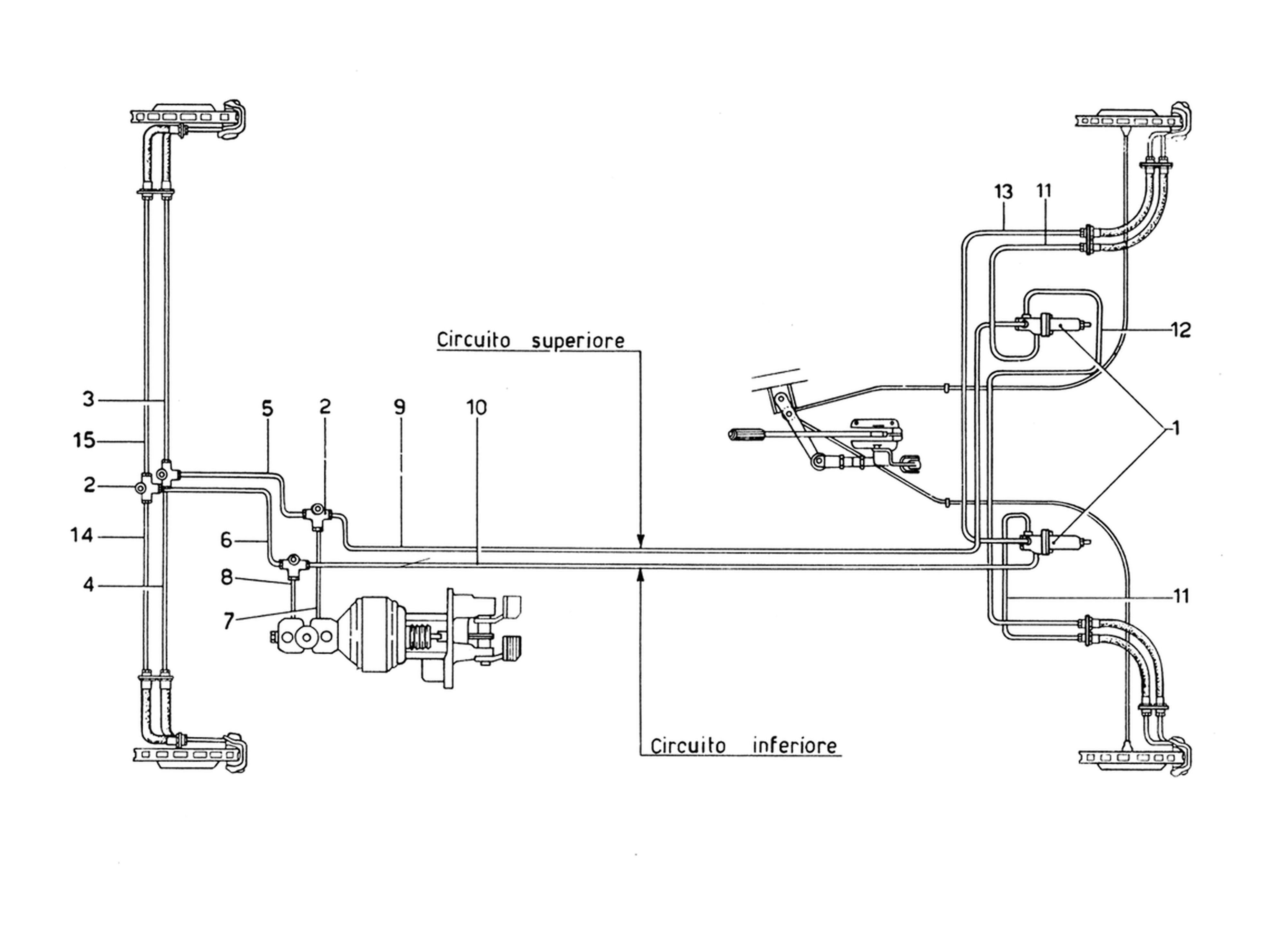 Schematic: Brake Lines System