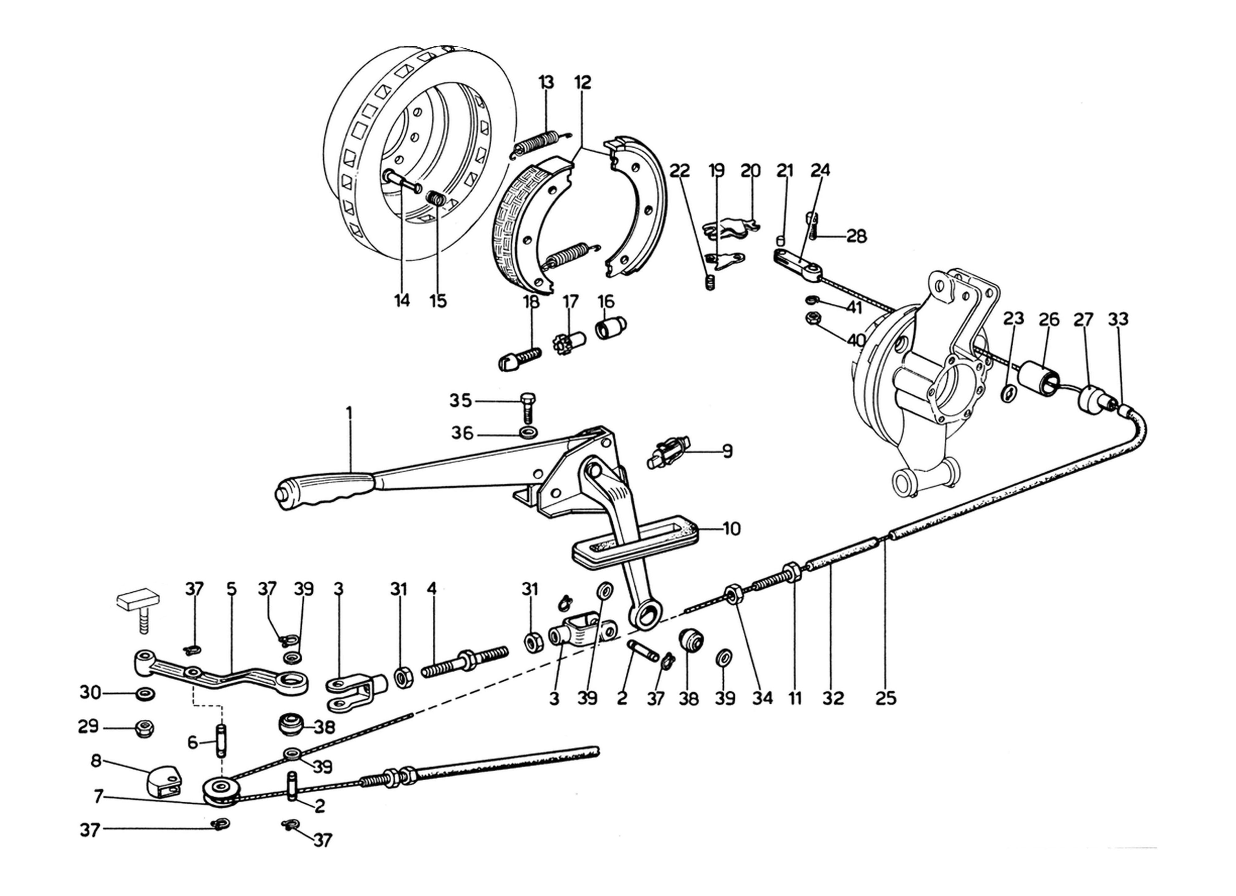 Schematic: Hand Brake Control