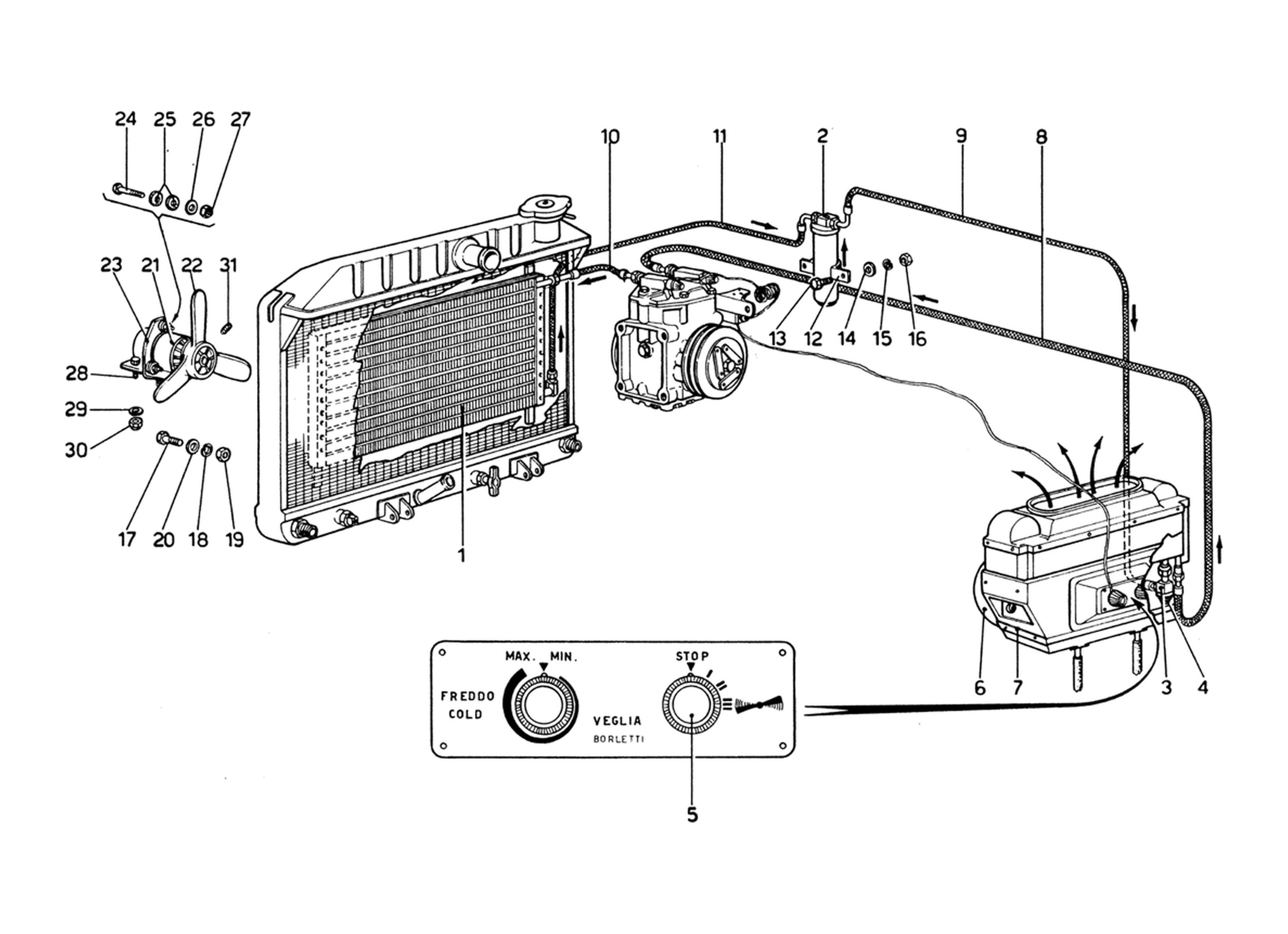 Schematic: Air Conditioning System