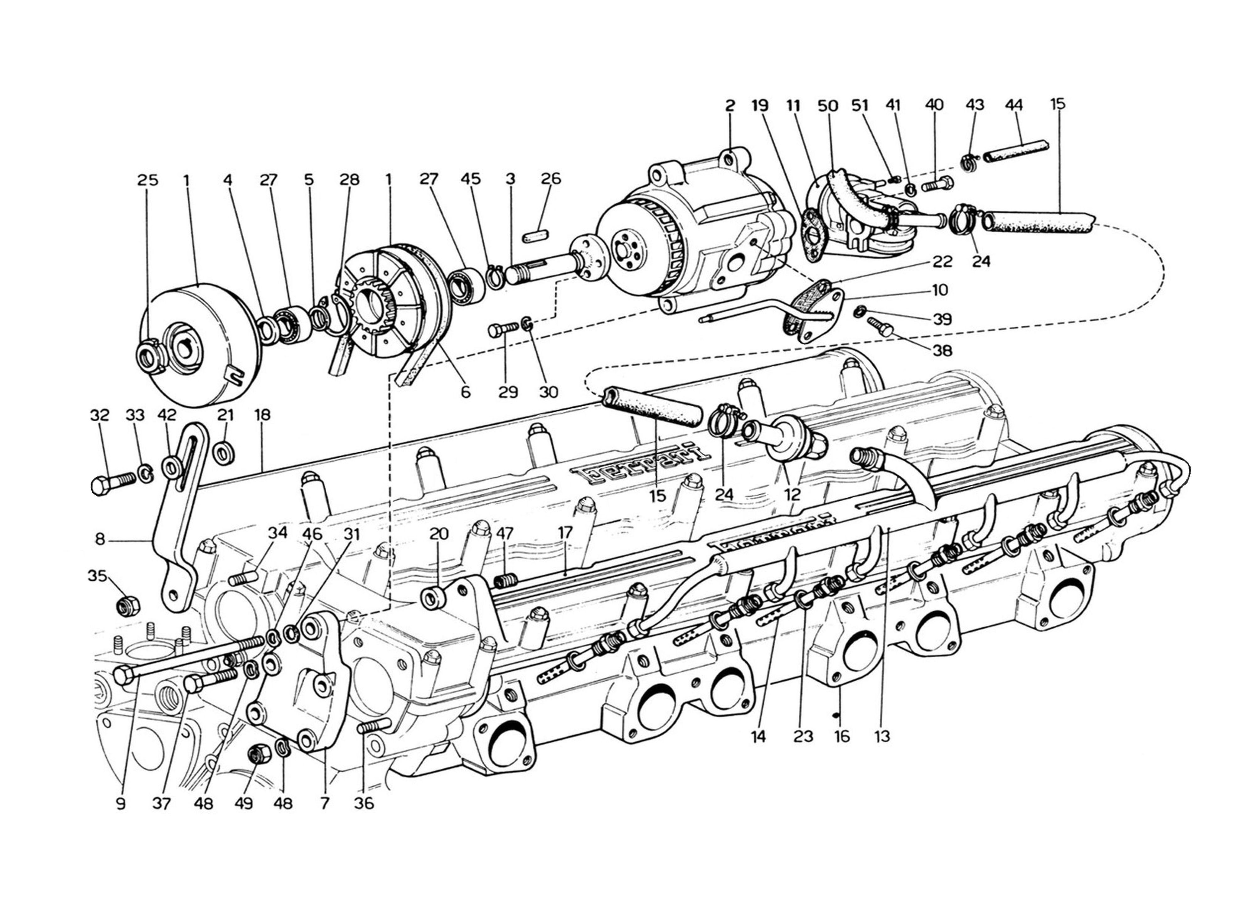 Schematic:  Vacuum Pump (1972 Revision)