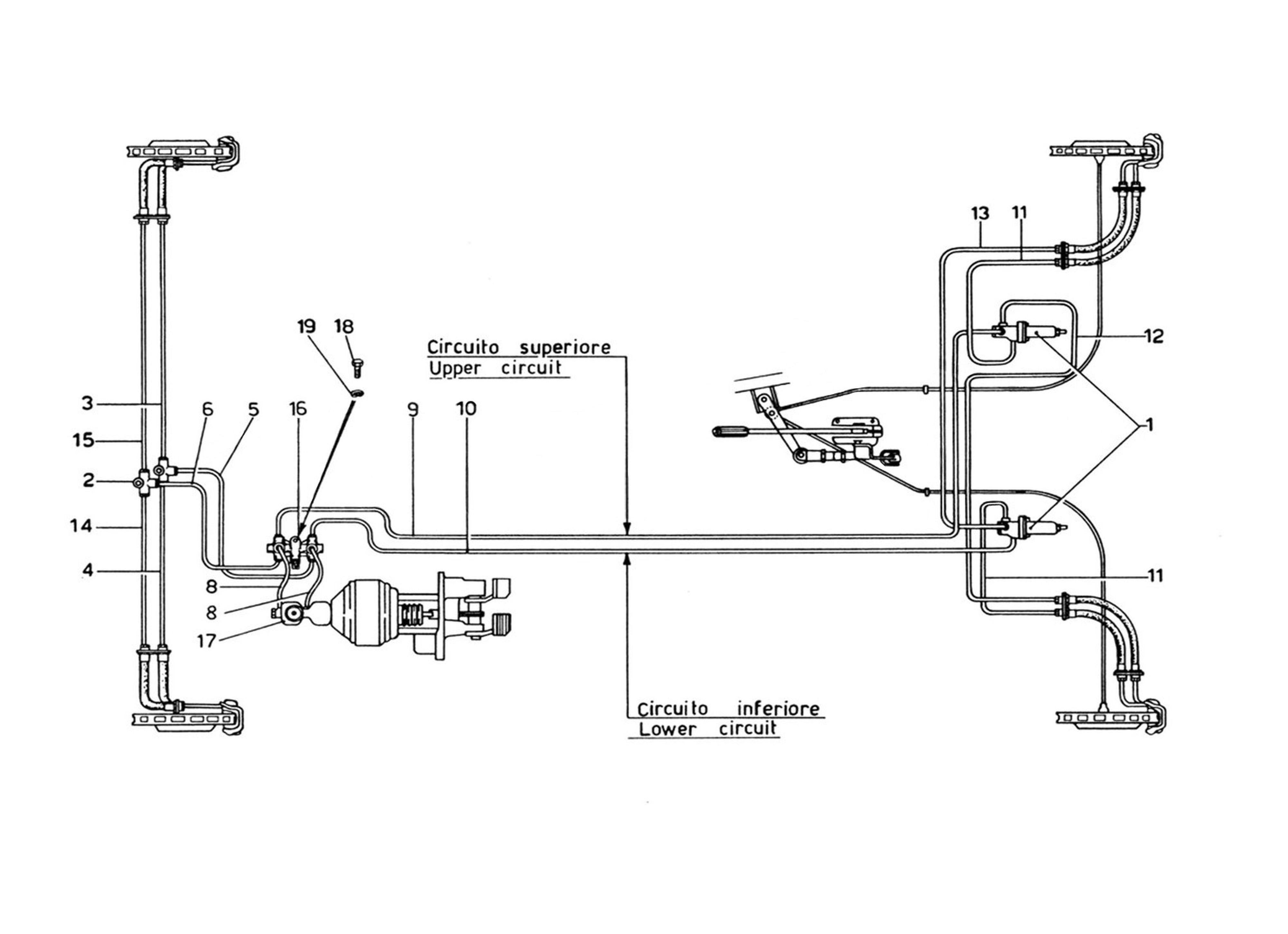 Schematic:  Brake System (1972 Revision)