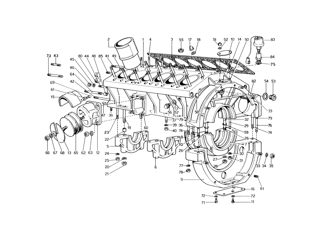 Schematic: Crankcase