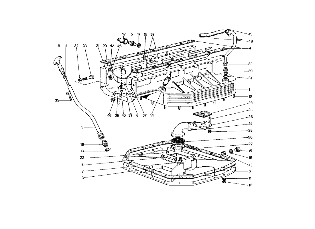 Schematic: Oil Sump