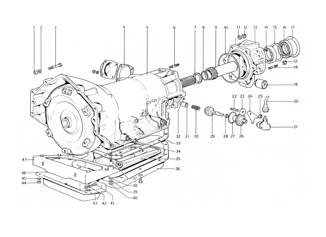 Schematic: Automatic Transmission (400 Automatic)