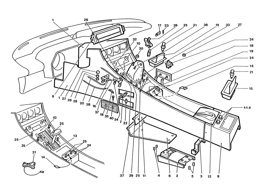 Schematic: Inner Switches & Trims