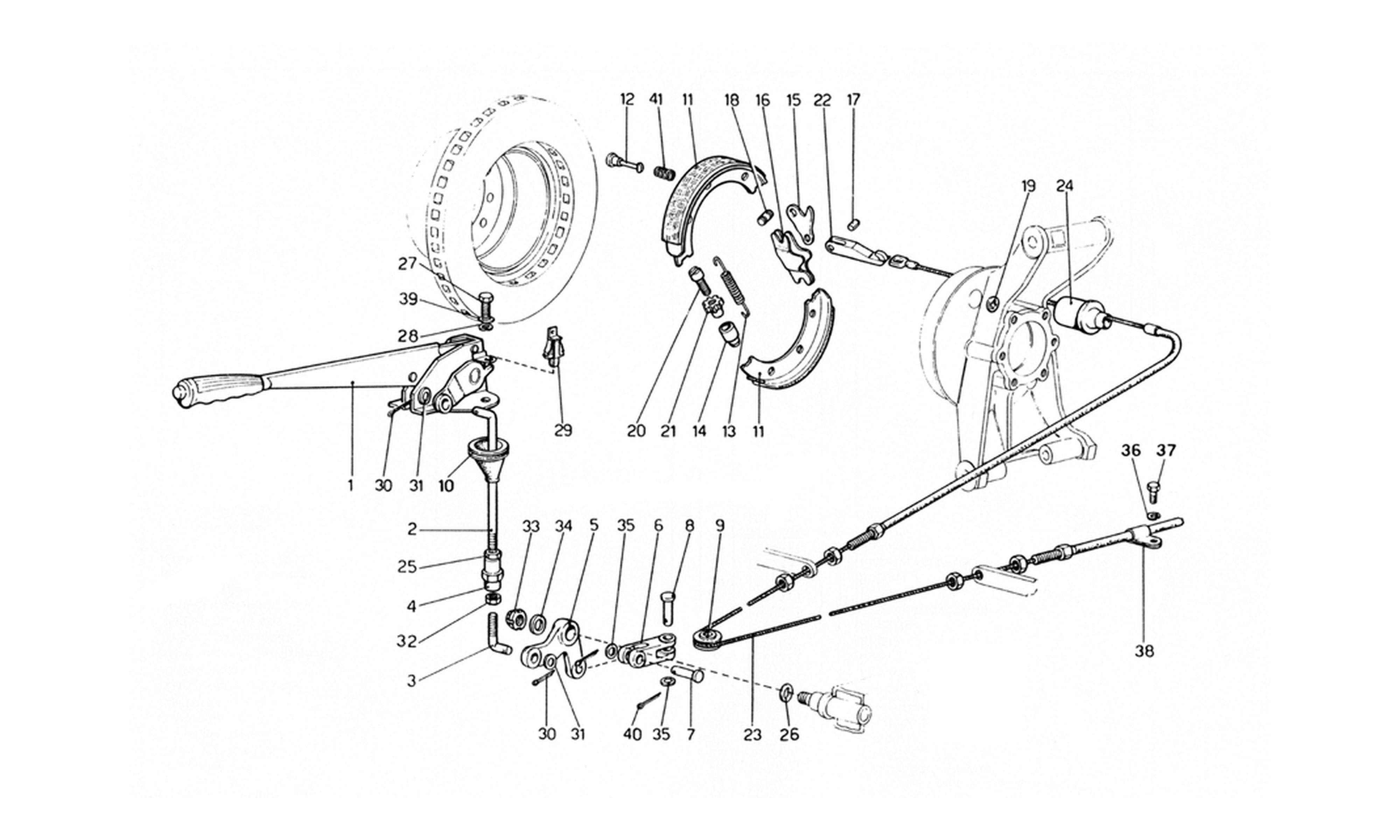 Schematic: Hand-Brake Control