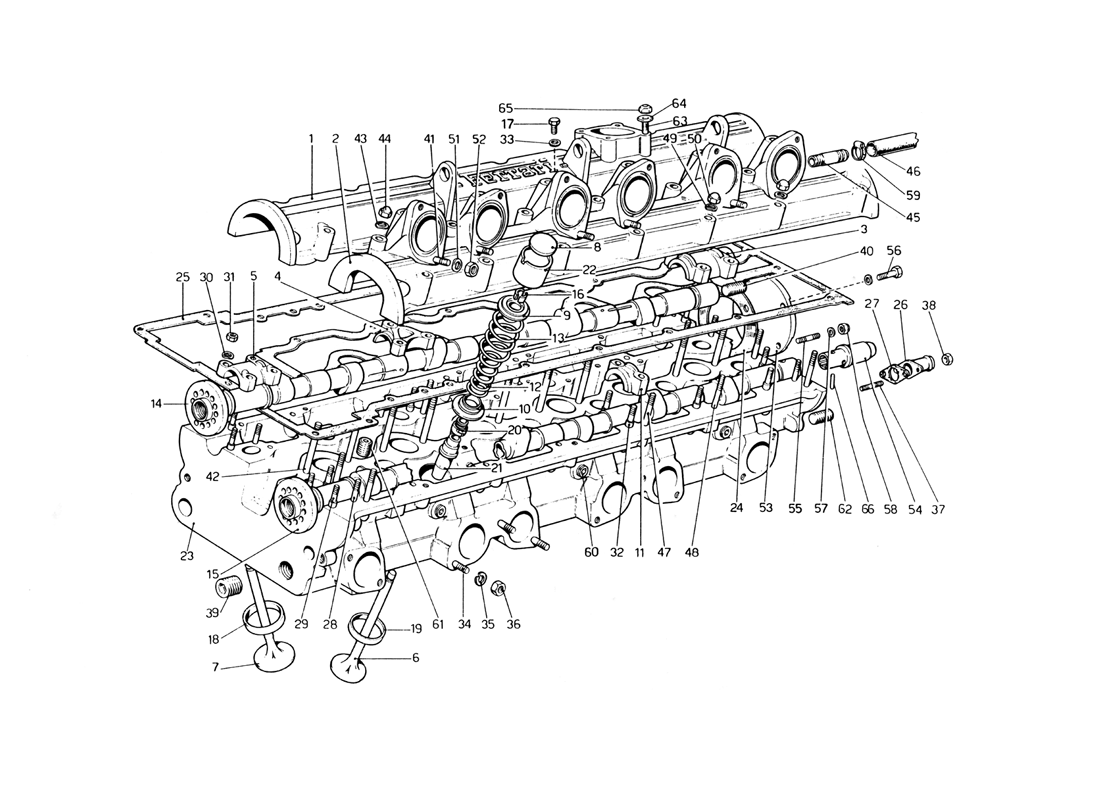 Schematic: Cylindr Head (Left)