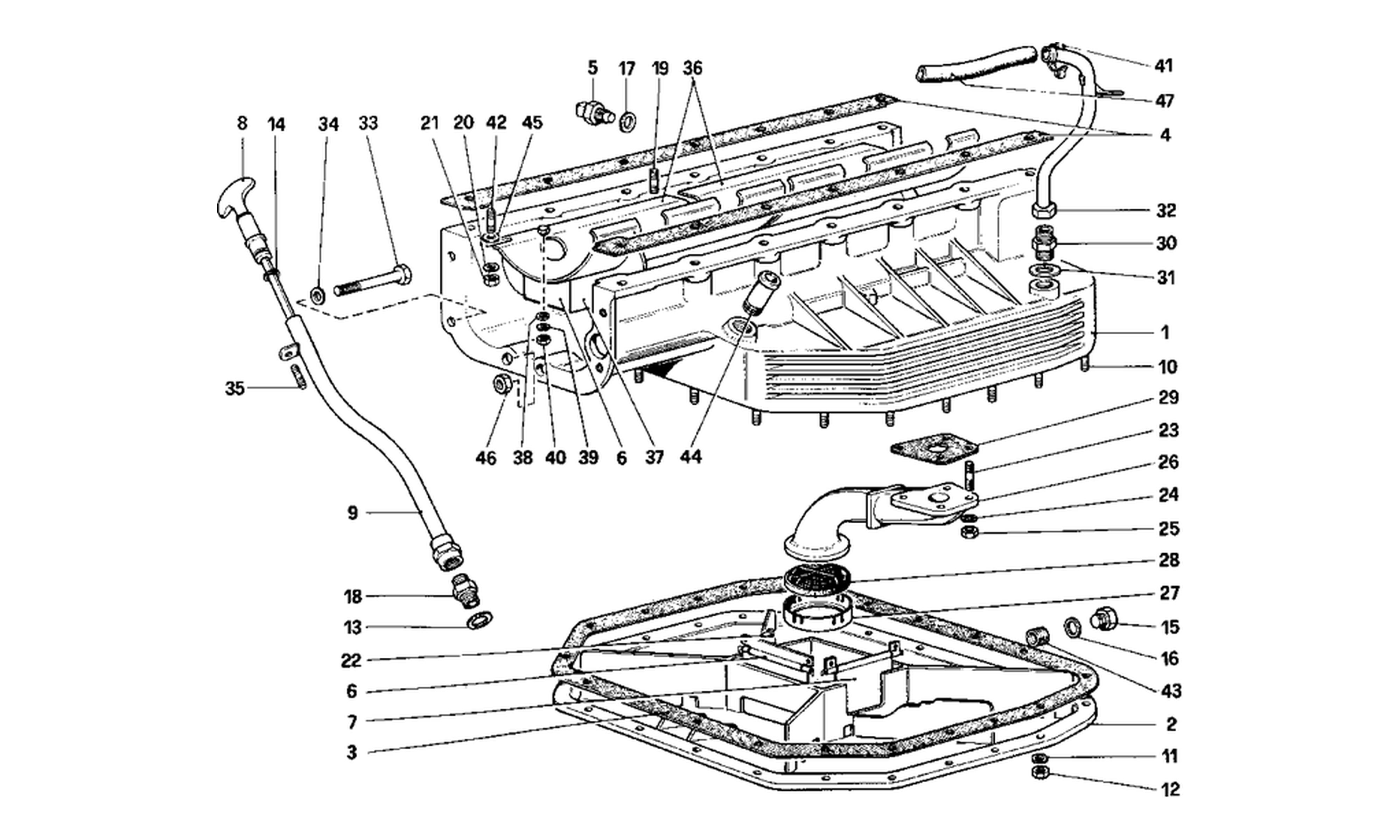 Schematic: Oil Sump