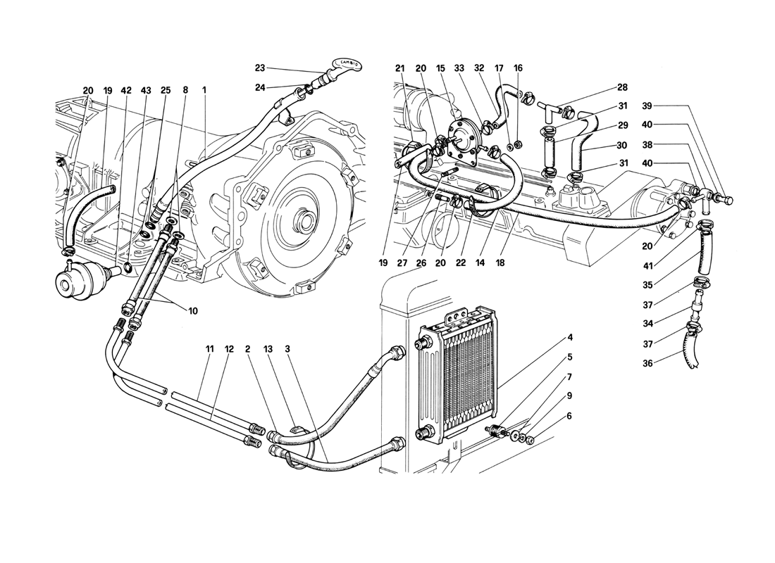 Schematic: Vacuum Amplifying Valve And Oil Circuit (400 Automatic)