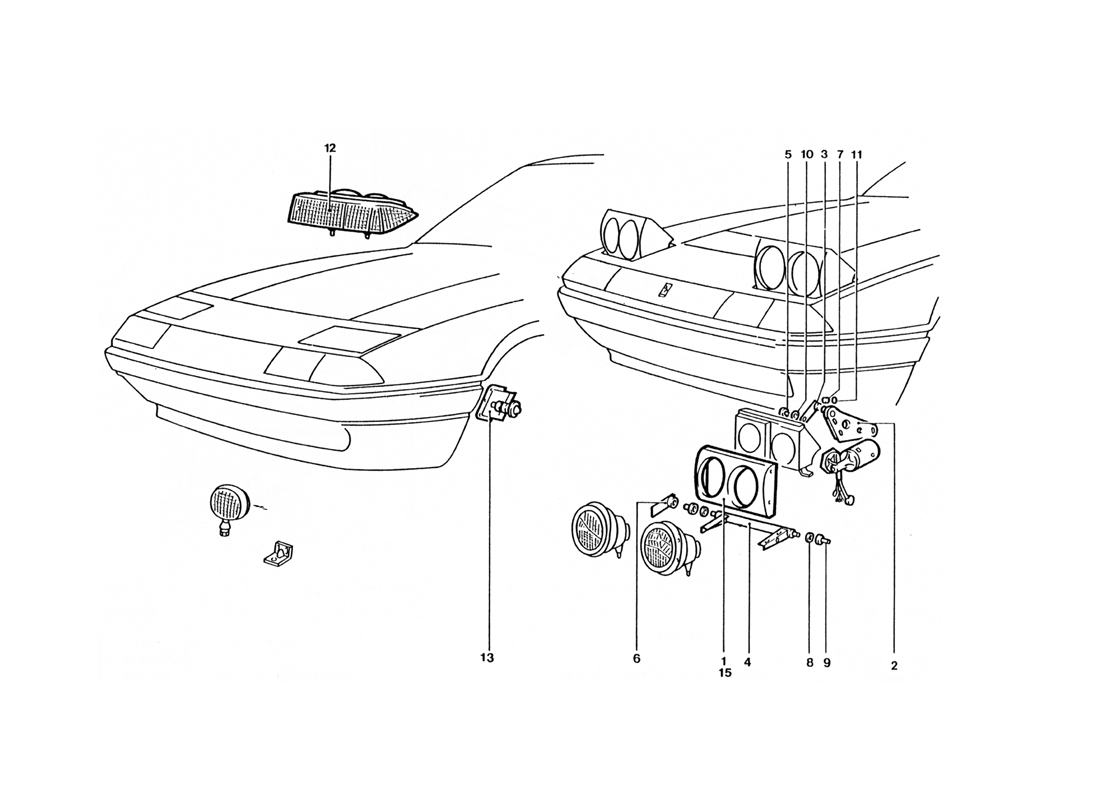 Schematic: Front Lights & Motors